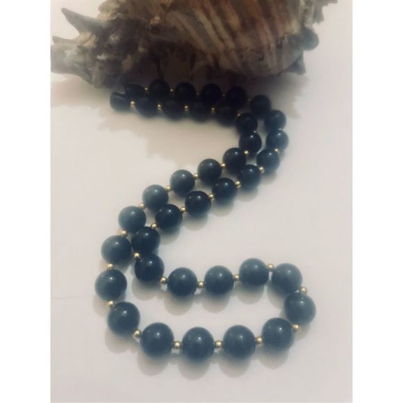 Pretty BLACK BEAD CHOKER NECKLACE - Picture 5 of 6